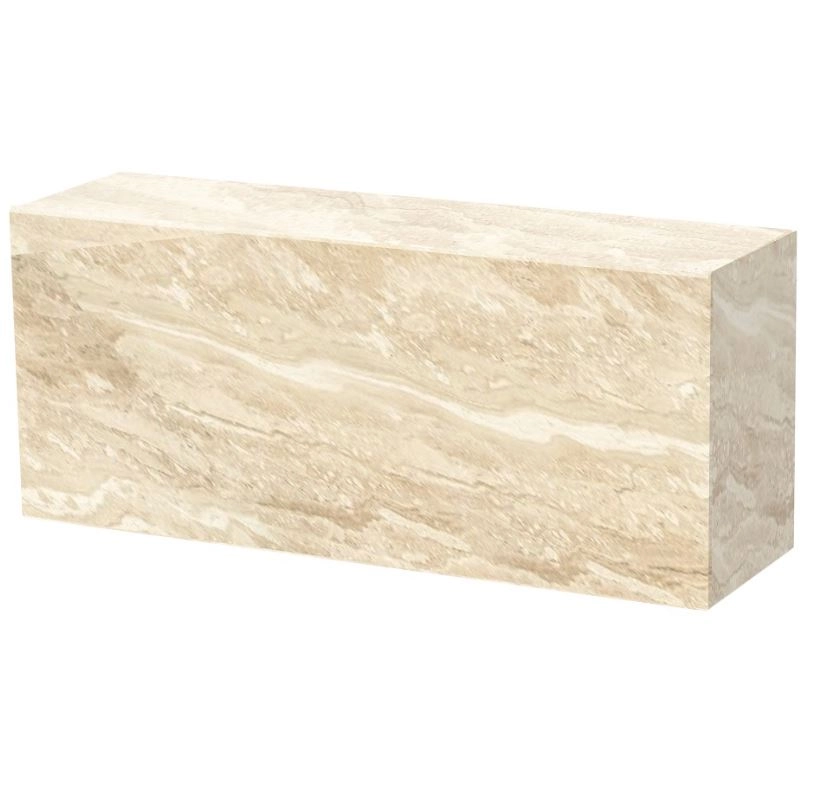 Основне Постамент під пам'ятник на могилу виробництво Україна 500x200x150 з полірованими фасками з мармуру Дайна tb-dan-pf-50-20-15