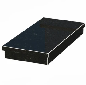 Основное Гробничка на могилу із неполірованими фасками 1200x600x150 з граніту Коростишівського кар'єру серія Базіс gr-kor-npf-1200-600-Bazys-3-np