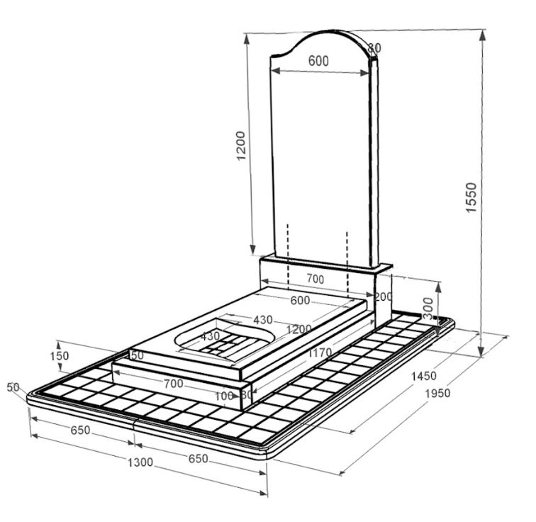 Розміри Гранітний пам'ятник жіночий одинарний із чорного граніту Коростишів з листом різьблена робота к13-kor-pf-120-60-08-011-r-pbd3